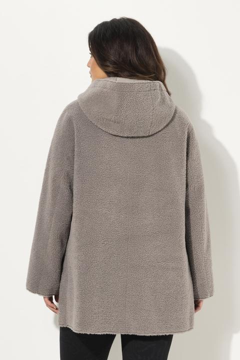 Actual product image Ulla Popken Teddy Fleece Hooded Jacket (42, 44)