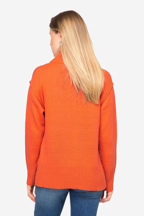 Image du produit Laurasøn Pull en laine mélangée, col montant et manches longues (L)