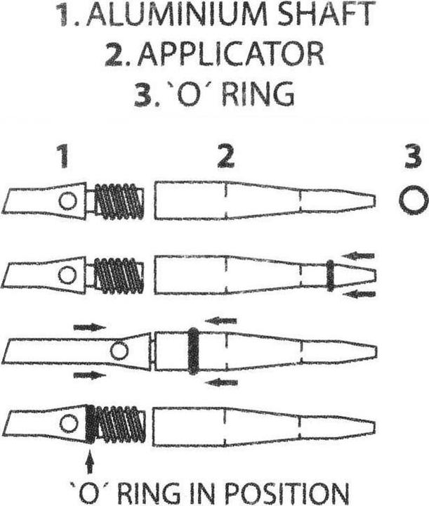 Actual product image Harrows Shaft locking system O-ring