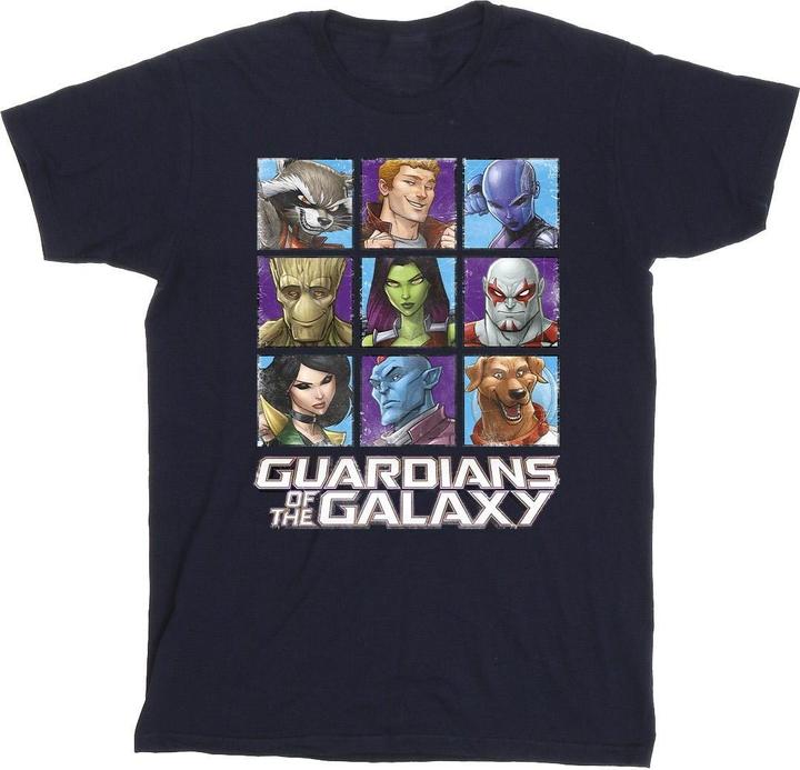 Produktbild Guardians of the Galaxy Character Squares TShirt (M)