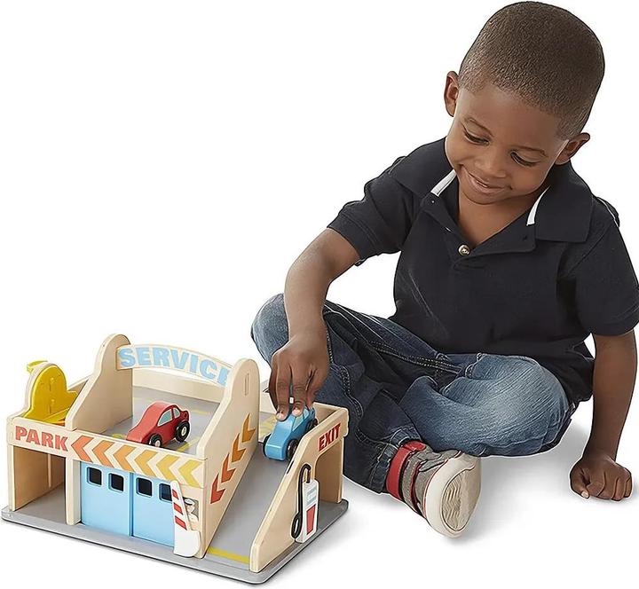 Produktbild Melissa & Doug Tankstelle mit Parkhaus
