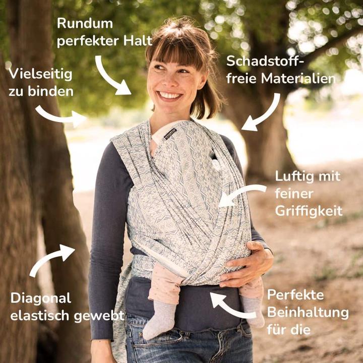 Productafbeelding Didymos Draagdoek zilver (4.70 m)