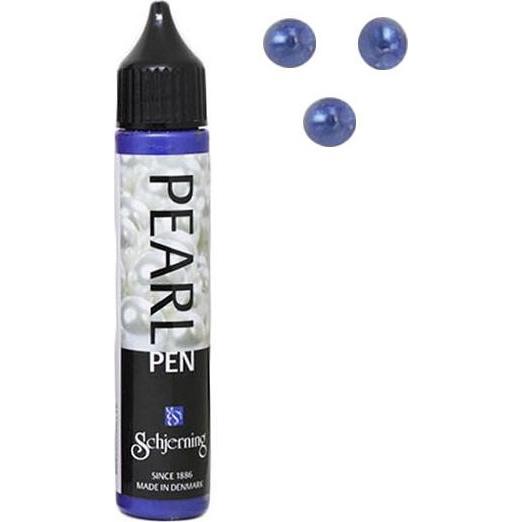 Schjerning, Künstlerfarbe + Bastelfarbe, 1020 Pearl Pen Blå 28ML (Blau)