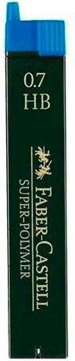 Image du produit Faber-Castell 12 mines de crayon SUPER-POLYMER HB 0,7 mm (12 pcs, 0.70 mm, H)