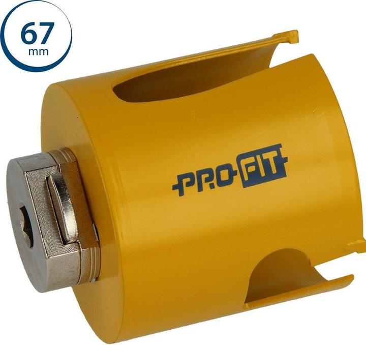 Produktbild Areco ProFit Multi Purpose HM hulsav med adapter, 67 mm (67 mm)
