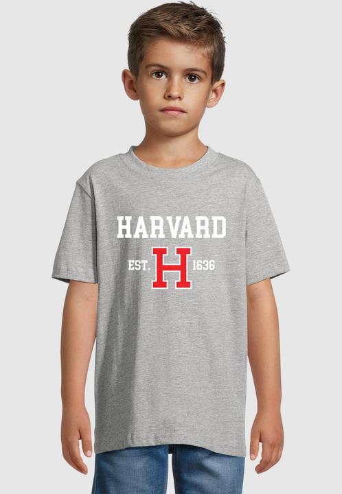 Produktbild Merchcode Kids Harvard University - Est 1636 Basic T-Shirt - 199013 (122, 128)