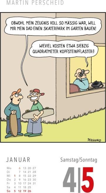 Produktbild Fiese Bilder Cartoons für jeden Tag 2025: Tageskalender