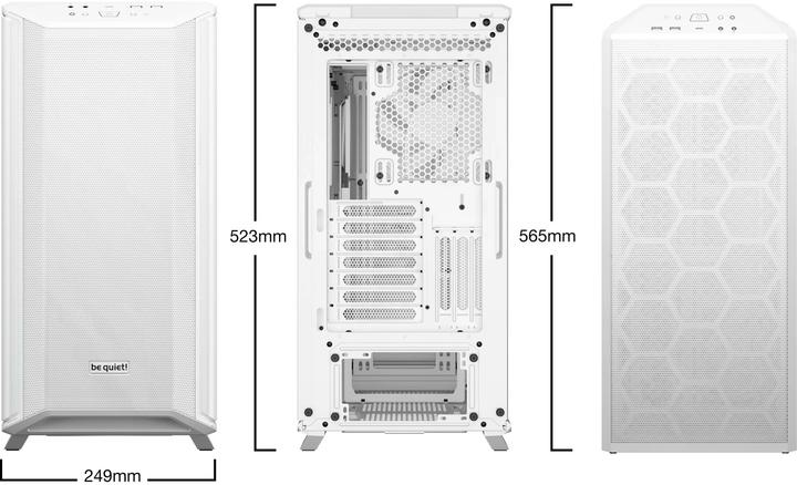 Image du produit be quiet! DARK BASE PRO 901 Blanc (ATX, mATX, Mini-ATX, XL-ATX)