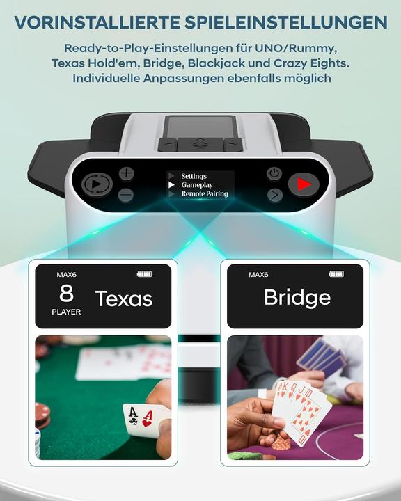 Image du produit Oblitzon Automatischer Kartenmischer mit Verteiler, für 12 Decks