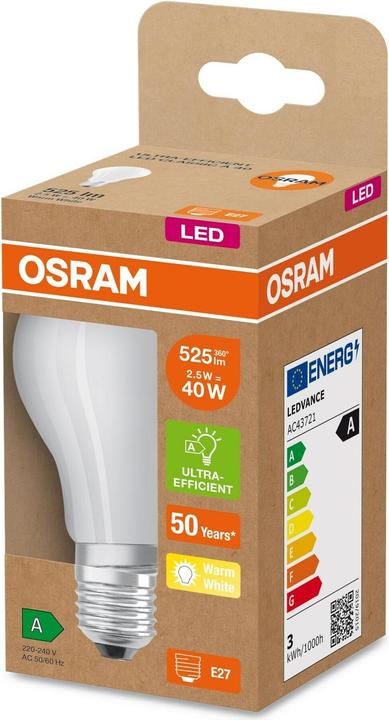 Produktbild Osram Led Filament Classic A (E27, 525 lm, 1x)