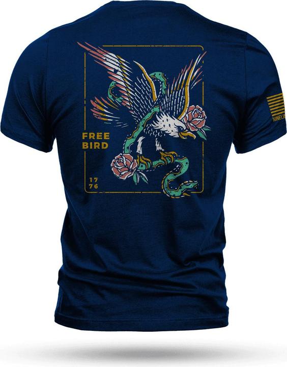 Actual product image Nine Line T-Shirt FREEBIRD (L)