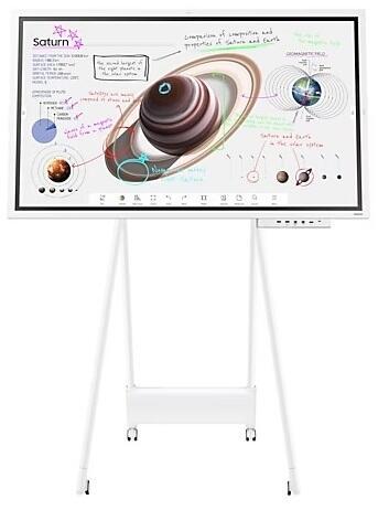 Actual product image Samsung Flip Pro WM55B flipchart 138.7 cm 55 inch incl. STN-WM55R stand with castors & tray CY-TF65 (55")