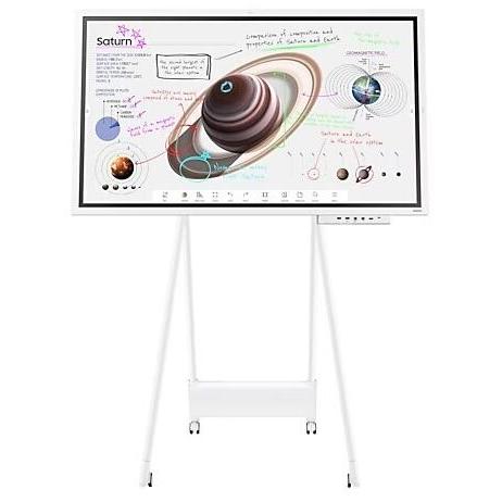 Samsung Flip Pro WM55B Flipchart 138,7 cm 55 Zoll inkl. STN-WM55R Standfuss mit Rollen & Tray CY-TF6