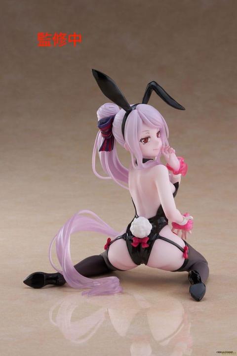 Taito Overlord PVC Statue Desktop Cute Figure Shalltear Bunny Ver. 13 cm
