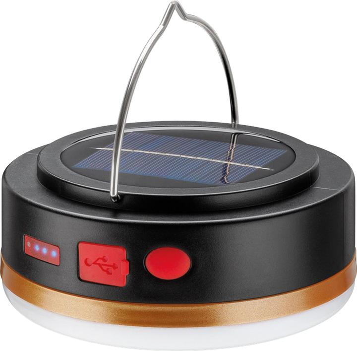 Image du produit Goobay Lampe de camping solaire à LED avec batterie rechargeable