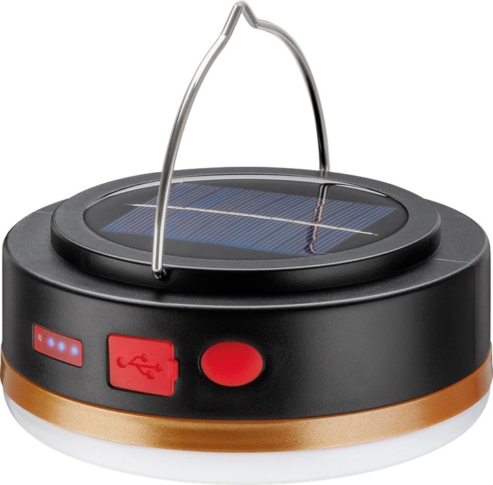 Actual product image Goobay LED solar camping lamp with rechargeable battery