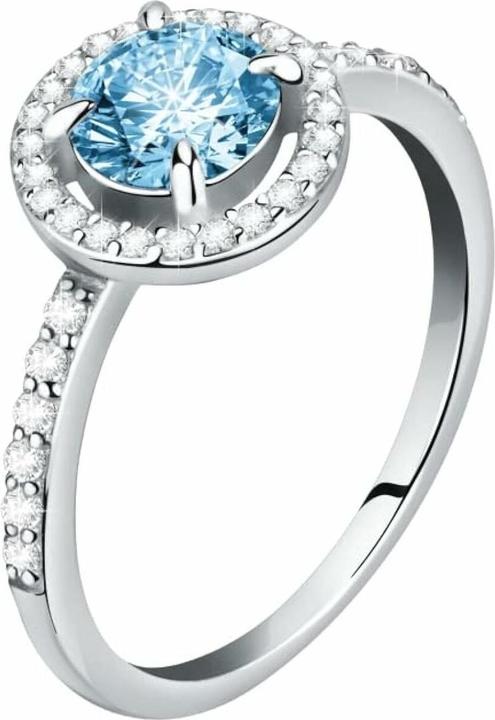 Produktbild Morellato Tesori Ring Cz/Aquamarine Arg. (12, 52)