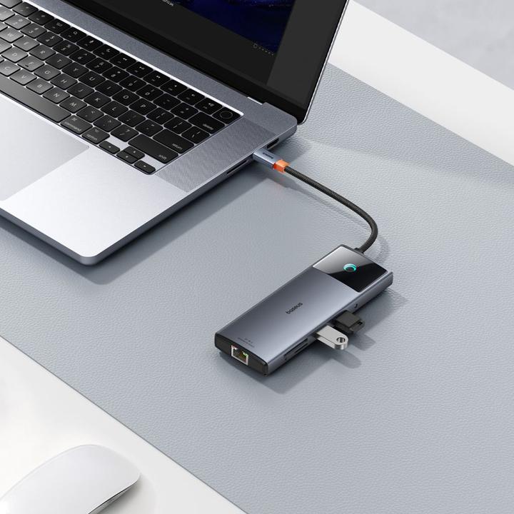 Image du produit Baseus 10in1 Hub Metal Gleam II Series (USB-C, 10 Ports)