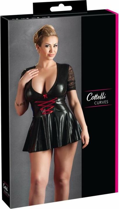 Actual product image Cottelli Collection Dress black/red XL (XL)