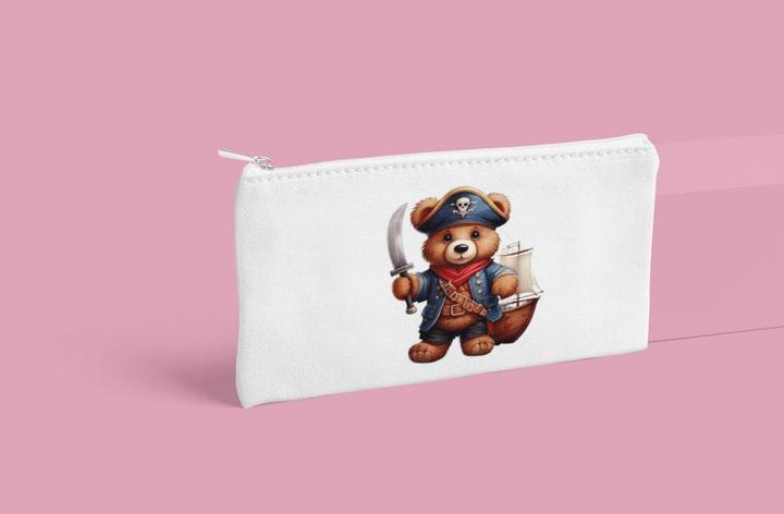 Produktbild Bügelbilder Schulrucksack-Set Comic Teddy Bear Pirat