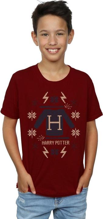 Actual product image Boys Christmas Knit T-Shirt (140, 146)