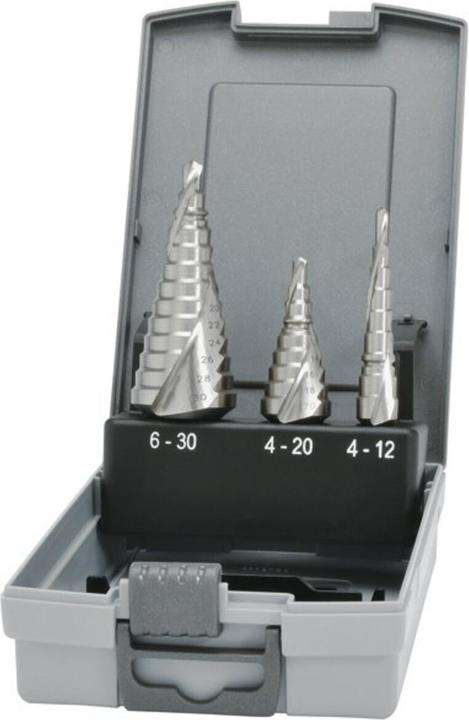 Klauke KLA 50069900 Set di trapani a gradini Kwik Stepper 3 pezzi (30 mm, 4 mm)