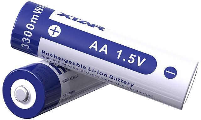 Actual product image Xtar Rechargeable batteries R06 / AA 1 5V 2200mAh (box with 4 pieces) with protection (4 pcs., AA, 2200 mAh)