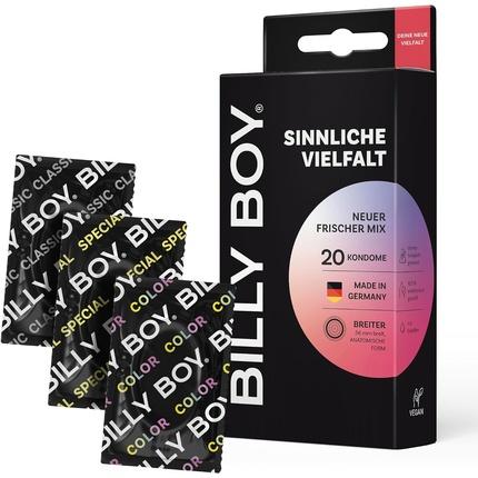 Actual product image Billyboy Billy Boy "Sensual Variety" 20 mixed condoms in a sensual condom assortment (20 pcs.)