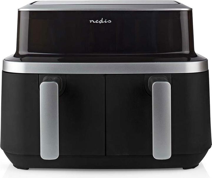 Productafbeelding Nedis Heteluchtfriteuse - 2x4.2 l - Tijdschakelaar: 60 min - Aantal vooraf ingestelde programma's: 10 -