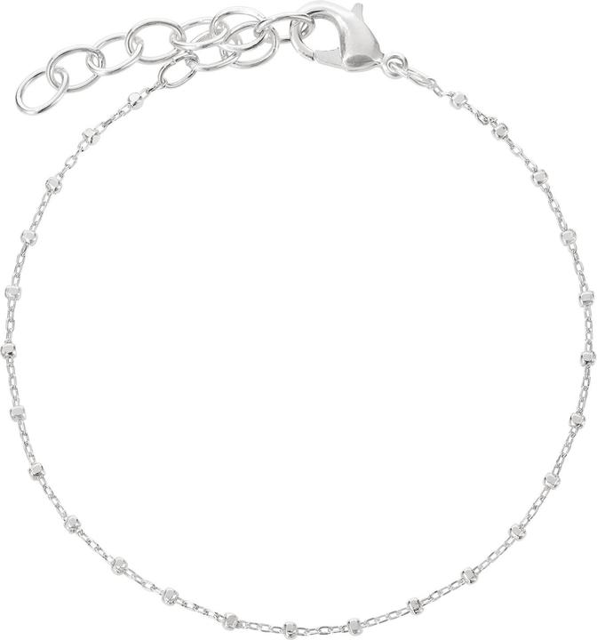 Produktbild Steinkult Armband versilbert "Nora" (20 cm, Messing Sterling versilbert)