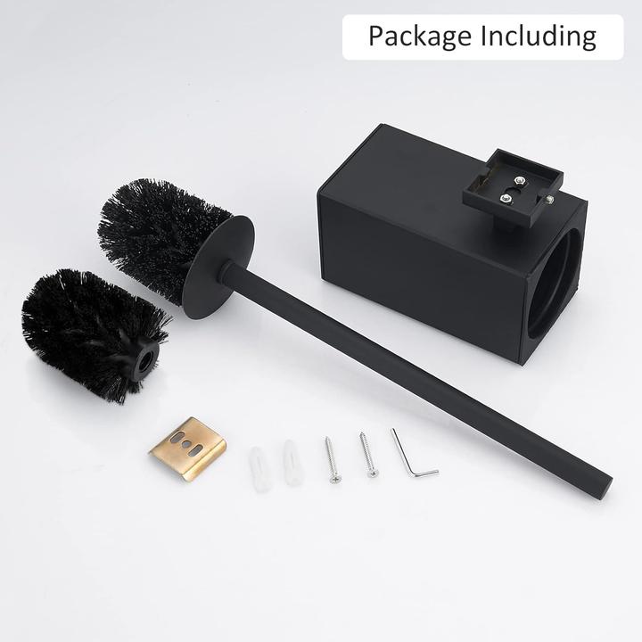 Image du produit Bgl Support mural pour brosse WC en noir