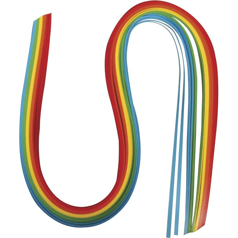Rayher, Carta bricolage, Carta per quilling arcobaleno