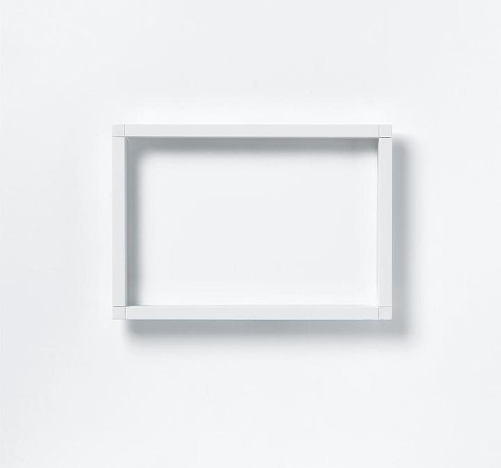 Produktbild Siedle SIE PB 611-3/2-0W Putzblende 2-fach 231x331x38mm alu weiss