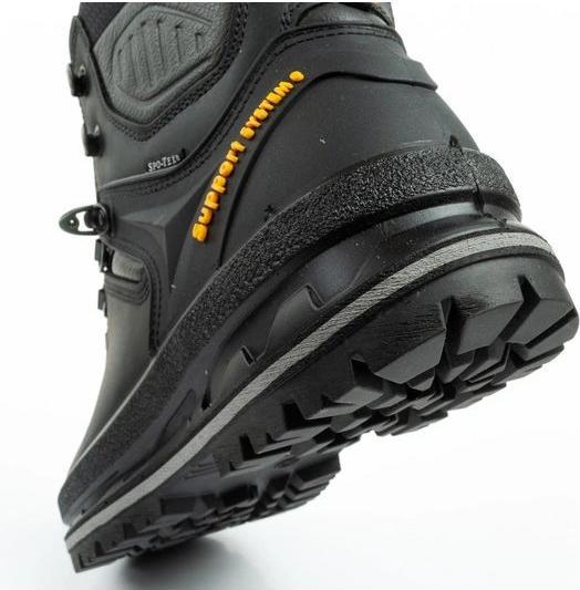 Actual product image GriSport Nero Dakar Herren-Trekkingschuhe, Leder, schwarz (44)