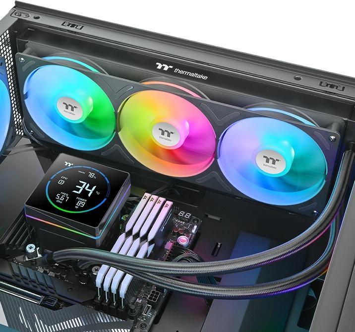 Produktbild Thermaltake TH360-S V3 ARGB Sync AIO Black (120 mm, 3x)