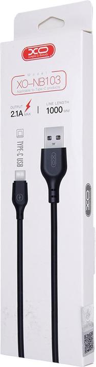 Actual product image xO NB103 Cable USB-USB-C 1m (black) (1 m, USB 2.0, 12 W)