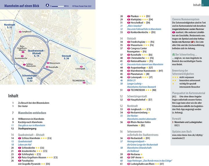 Actual product image CityTrip Mannheim mit Infos zur Bundesgartenschau (German, Günter Schenk, 2022)