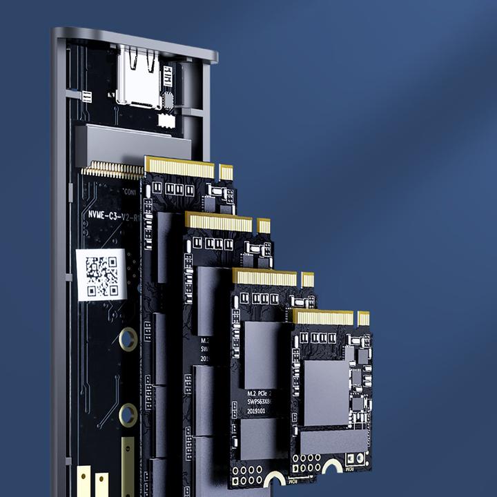 Actual product image Orico Other Computer Accessory AM2C3-G2 M.2 NVME USB-C 3.2 Disk Drive - Gray (M.2 2230)