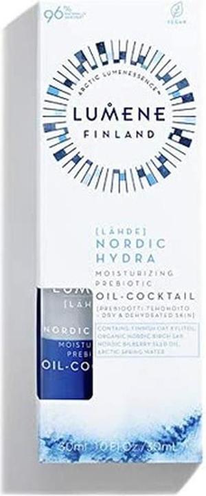 Lumene Nordic Hydra (Lahde) von Feuchtigkeitsspendendes Prebiotisches Öl-Cocktail 30ml (Körperöl, 105 ml)