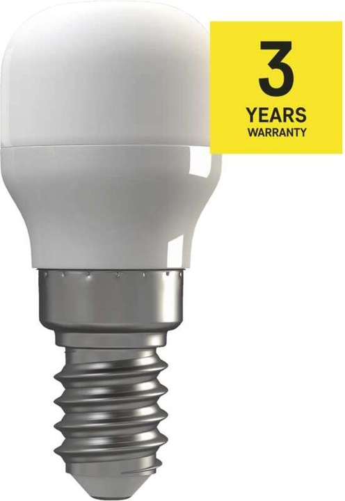 Immagine prodotto Emos Lampadina LED Classic ST26 per frigorifero / E14 / 1,8 W (17 W) / 160 lm / bianco neutro (E14, 1.80 W, 160 lm, 1 x, F)