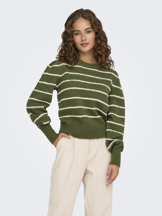 Actual product image JdY Regular fit High neck Long cuffs Puff sleeves Pullover Knitted jumper (XXL)