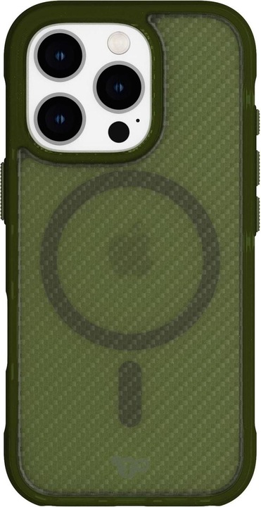 Actual product image Evo Tech21 - Armour - Cover - iPhone 16 Pro - MagSafe - Green (Apple iPhone 16 Pro)