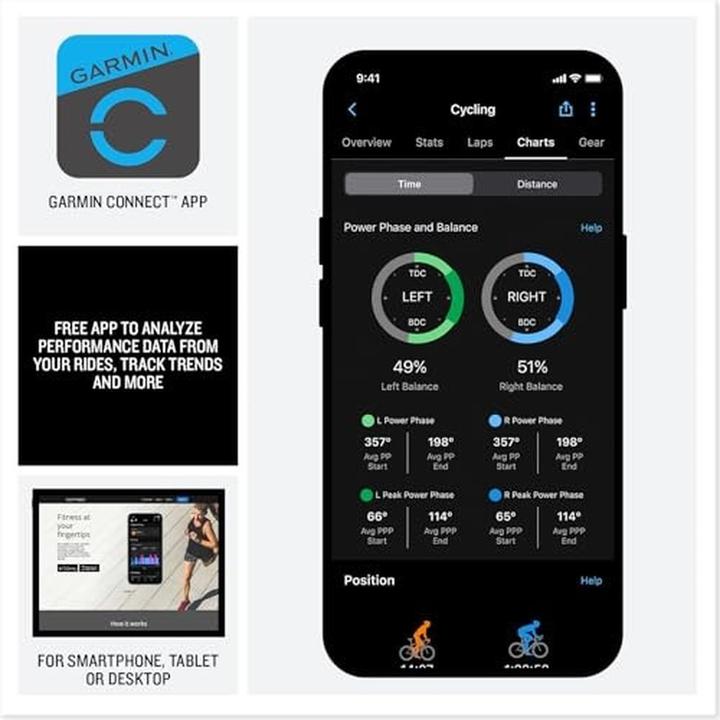 Productafbeelding Garmin Rally RS/XC210 Bundle Pedal Wattmess-System, Dualsensor