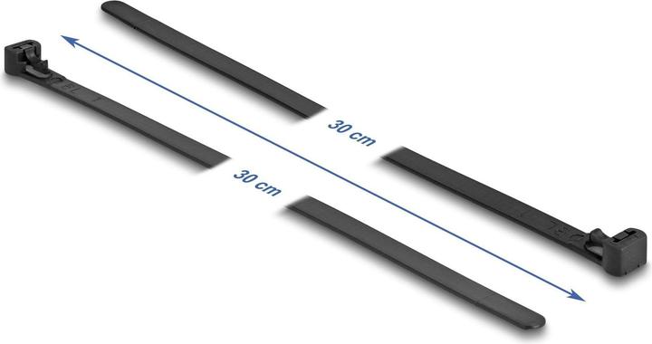 Produktbild Delock Kabelbinder (Klettkabelbinder, 300 mm, 100 Stk.)