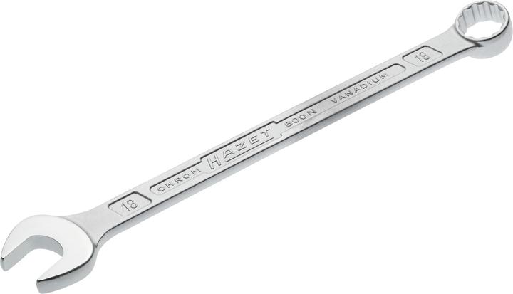Actual product image HAZET Combination wrench 600N-18 ∙ Outside 12-point traction profile ∙ 18 mm (18 mm)