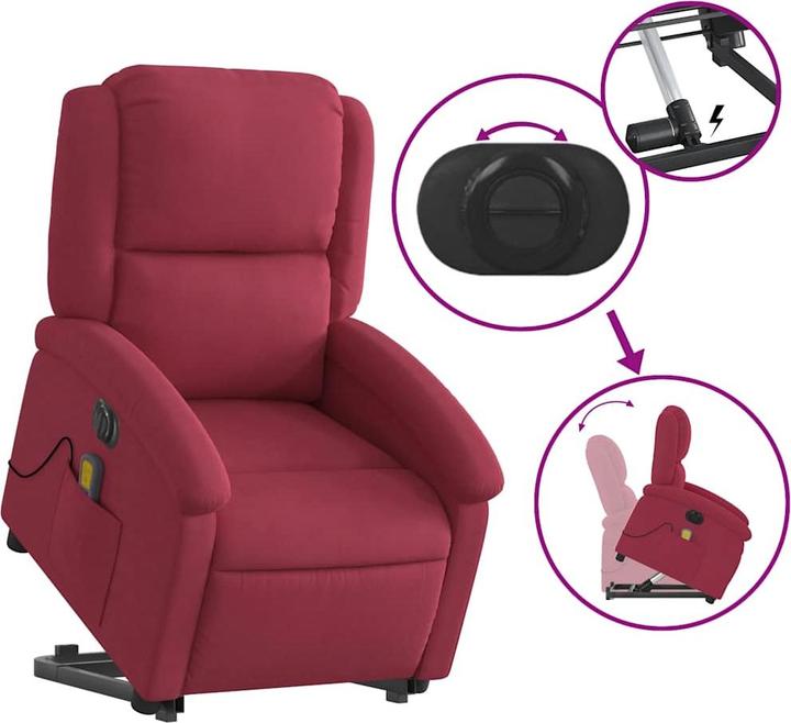 Image du produit vidaXL Massagesessel mit Aufstehhilfe