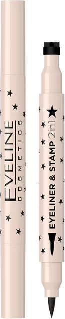 Eveline Eyeliner & Stempelpen 2In1 02 Star (02 Gwiazda)