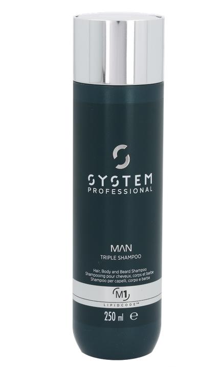 Immagine prodotto System Professional Uomo - Shampoo triplo (250 ml, Shampoo liquido)