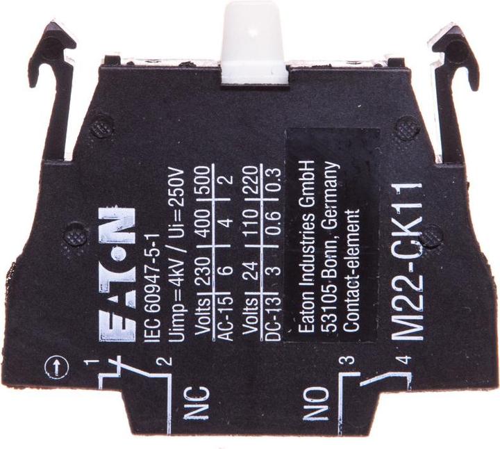 Produktbild Eaton 1 N.O. & 1 N.C. CONTACT BLOCK 22.5 MM