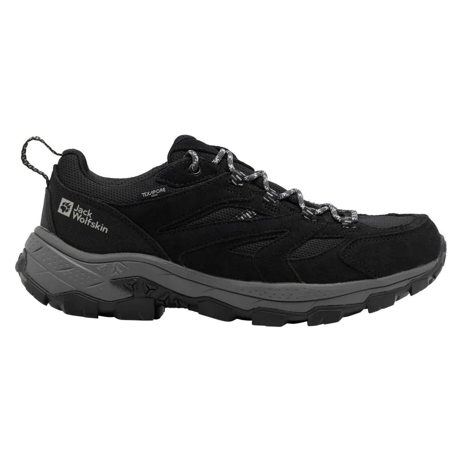 Jack Wolfskin, Herren, Wanderschuhe, Vojo Tour Texapore Low (46), Schwarz